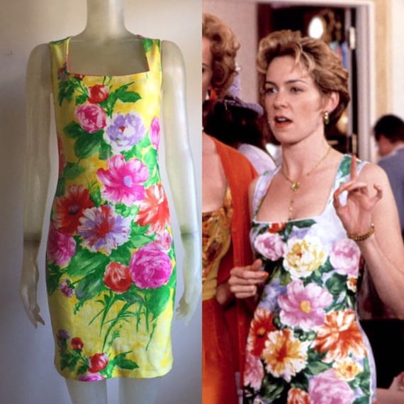 versace floral dress