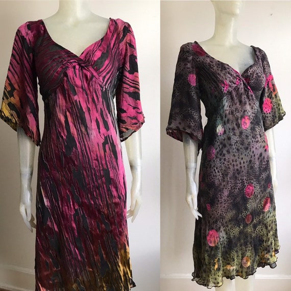 vintage silk dress