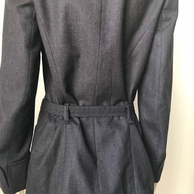 belt wool blazer Karl Lagerfeld