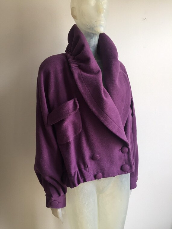 Karl Lagerfeld, wool bomber jacket