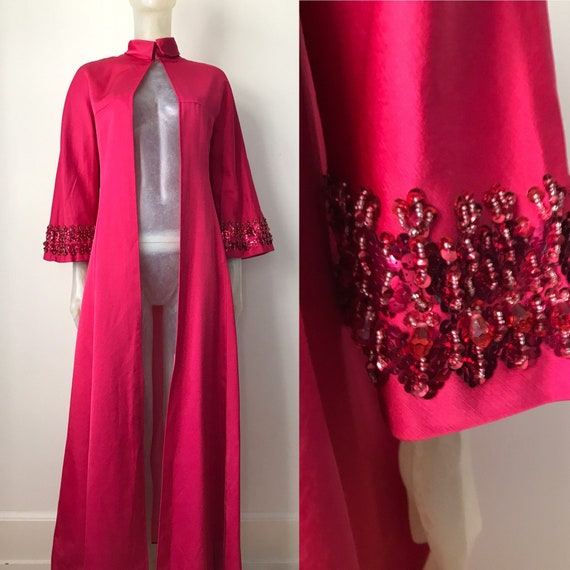 1970s silk robe