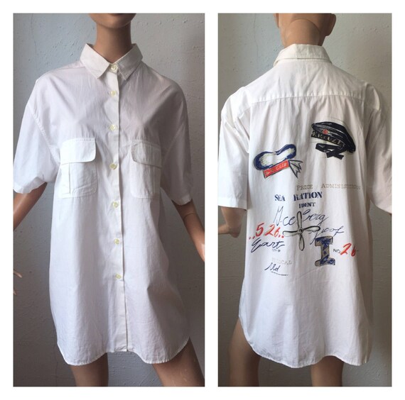 Iceberg, vintage mens sailor shirt