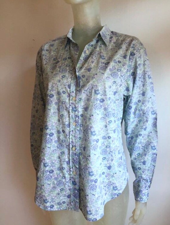 Cacharel, vintage floral cotton shirt