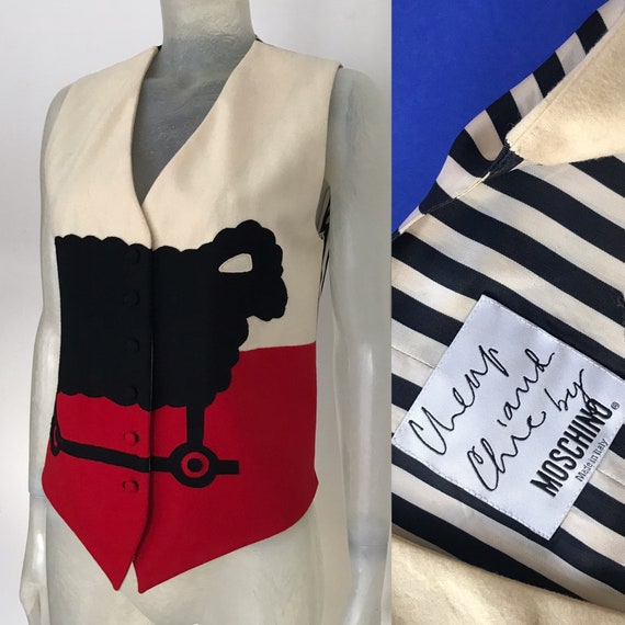 Moschino, wool waistcoat