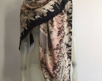Huge Yves Saint Laurent, silk scarf