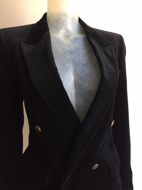 Pierre Cardin, 70s vintage velvet blazer