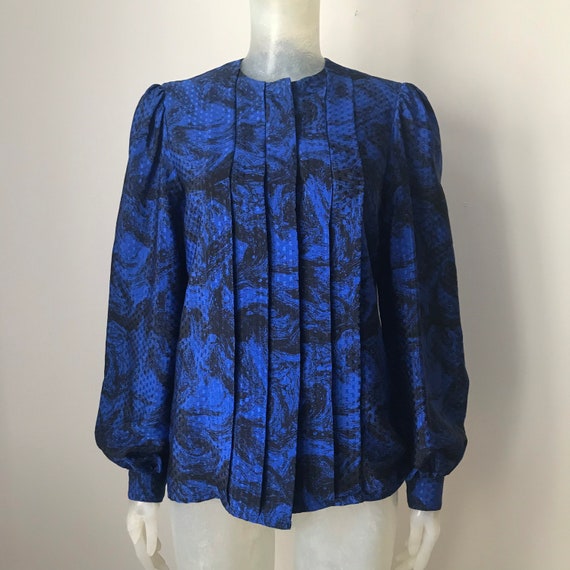 Lanvin, 1980s silk blouse
