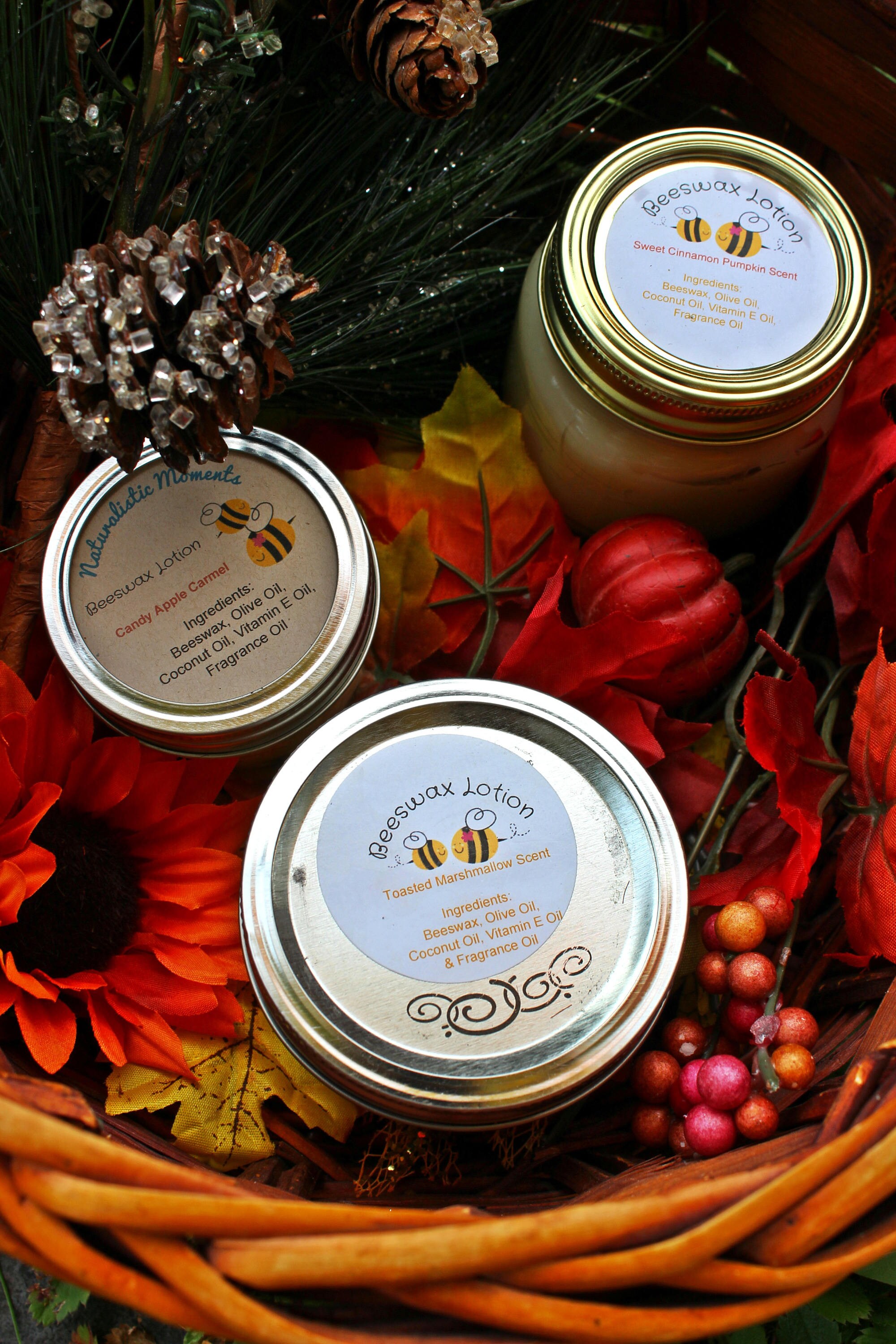 Seasonal Scented Beeswax Lotion Moisturizer Healing Acne Etsy