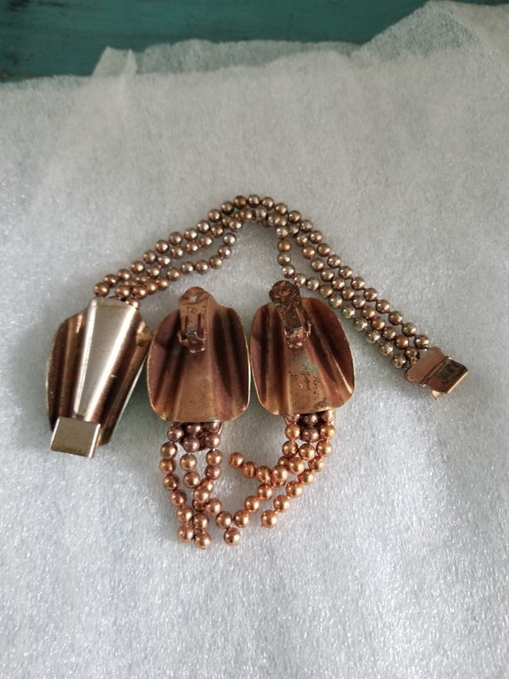 Patina and copper jewelry set, Patina and copper … - image 9