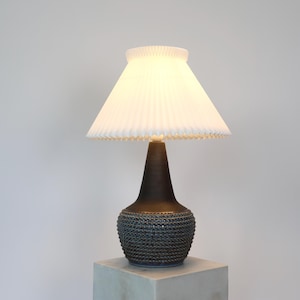 Danish Modern Ceramic Desk Lamp by Einar Johansen for Søholm | 1960s | Denmark