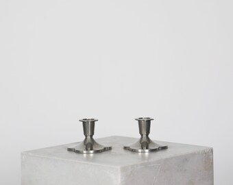Pair of Candlestick Holders designed by Just Andersen | 1920s  | Denmark