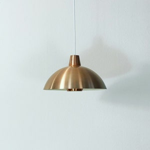 A copper pendant light by Lyfa | Denmark | 1970s