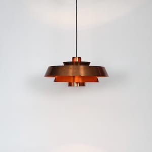 Nova Copper pendant light by Jo Hammerborg for Fog and Morup | 1960s | Denmark