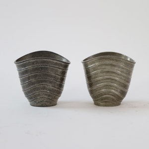 Set of Just Andersen pewter vases 1950s Denmark image 5