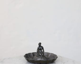 Sculptural Diskometal Bowl by Just Andersen, 1920s, Denmark