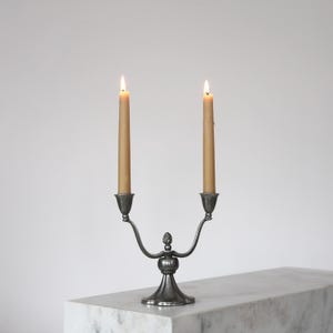 Early Pewter Candlestick designed by Just Andersen | 1920s | Denmark