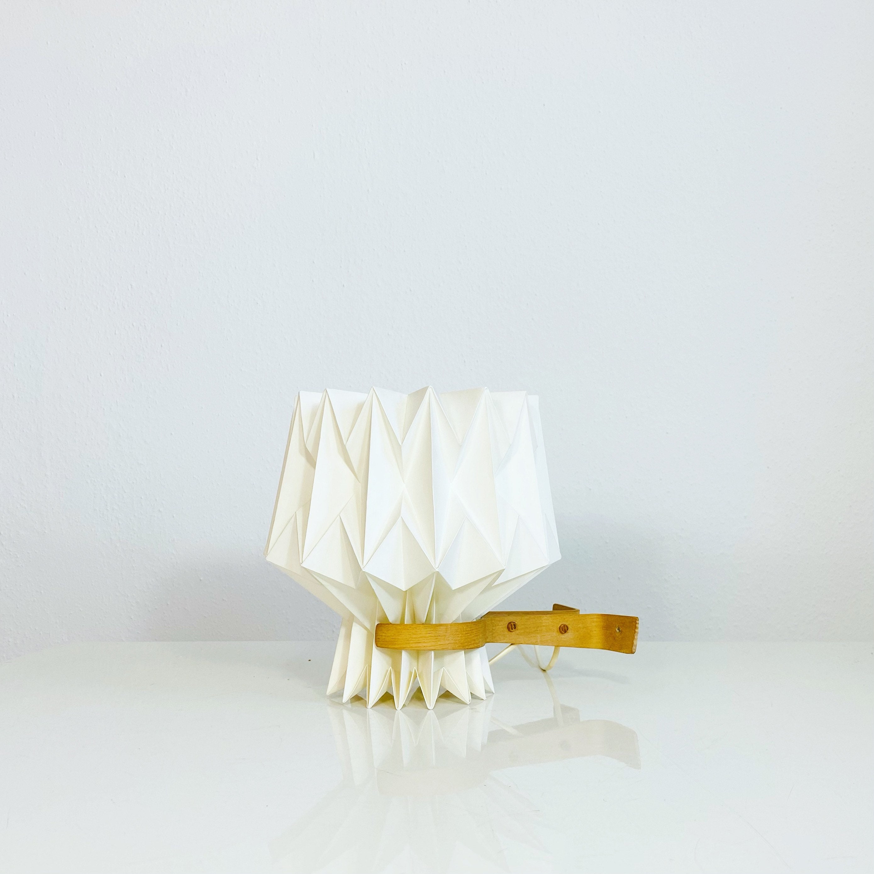 A Rare Oak Wood and Paper Wall Lamp by Peter Hvidt & Orla - Etsy