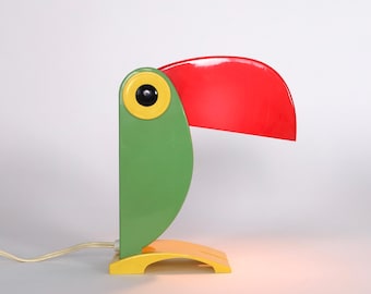 Italian Pop-Art Toucan Lamp designed by OTF Verona (Old Timer Ferrari) | 1970s | Italy