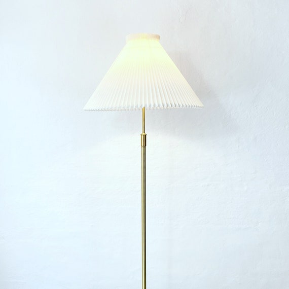 A Classic Le Klint No 339 Brass Floor Lamp By Aage Petersen 339 Brass Floor Lamp By Aage Petersen, Le Klint Floor Lamp