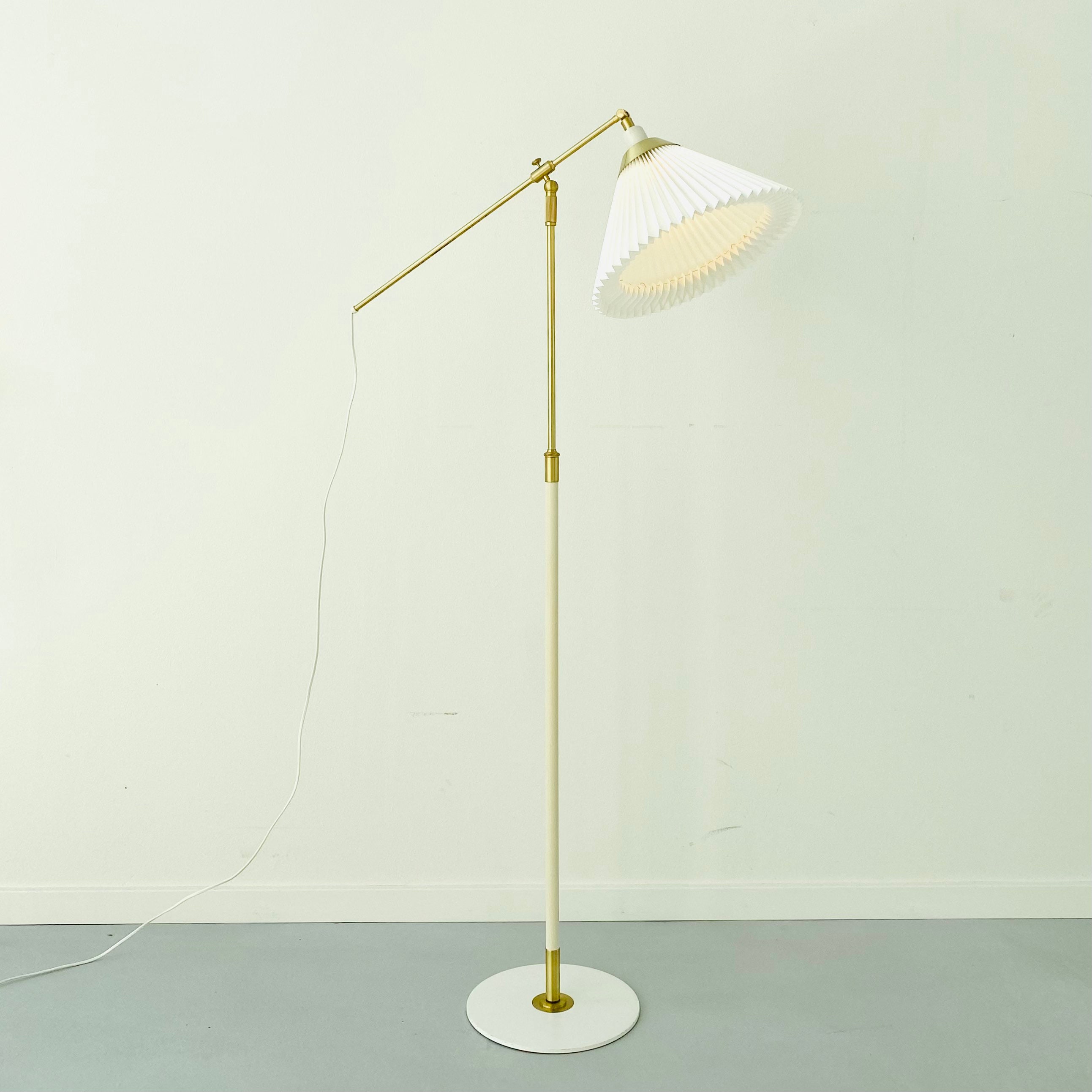 A Classic White Le Klint 349 Floor Lamp by Aage Petersen | Denmark - Etsy