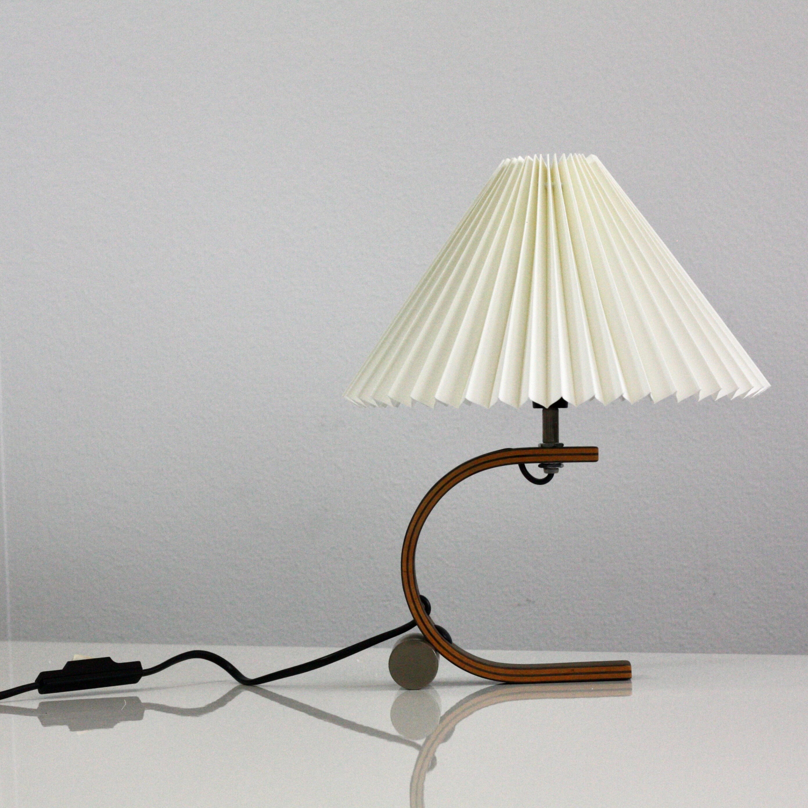A Curved Caprani Table Lamp 1970s Denmark Etsy UK
