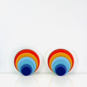 A rare pair of Peacock wall lamps by Bent Karlby | 1960s | Denmark