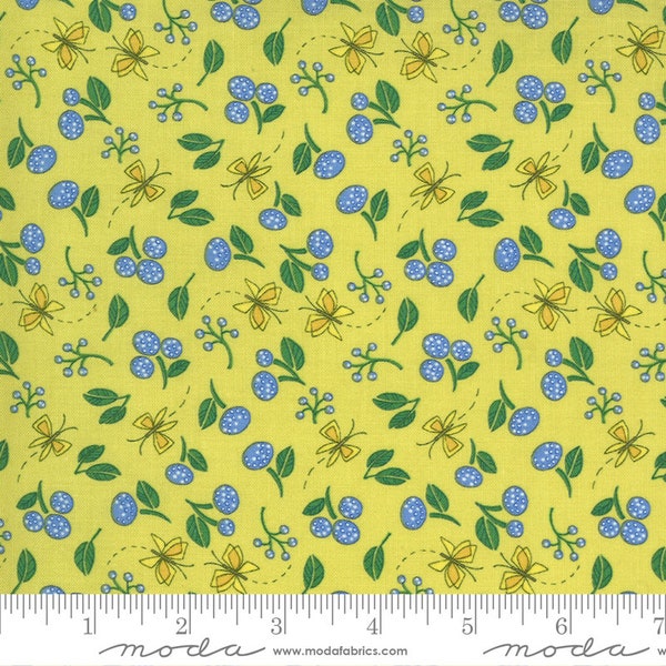 Moda COTTAGE BLEU Quilt Fabric By-The-1/2-Yard by Robin Pickens - 48693 12 Sunlit