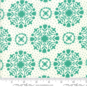 Moda HANDMADE Quilt Fabric by Bonnie & Camille - 55141 15 Teal Green - 11&quot; End-of-Bolt Piece