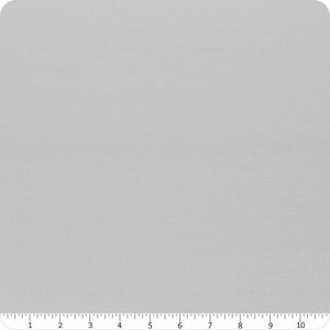 Moda BELLA SOLIDS Quilt Fabric By-The-1/2-Yard - 9900 183 Silver