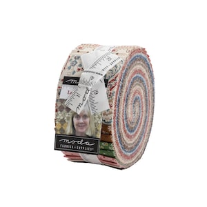 Moda LADIES&#39; LEGACY Jelly Roll 8350JR - 40 2-1/2&quot; Quilt Fabric Strips por Barbara Brackman
