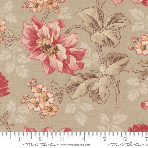 Moda JOIE DE VIVRE Quilt Fabric By-The-1/2-Yard by French General - 13980 14 Roche