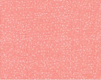 Moda DOTTY THATCHED Quilt Fabric By-The-1/2-Yard by Robin Pickens - 48715 225 Carnation