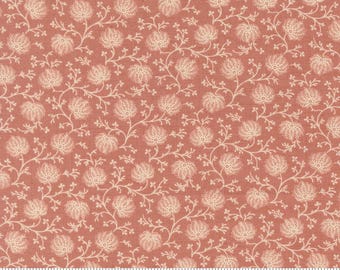 Tissu pour courtepointe Moda JOIE DE VIVRE au mètre 1/2 par French General - 13986 16 argile