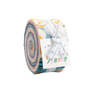 Moda FOOD GROUP Jelly Roll RS5037JR - 40 2-1/2&quot; Quilt Fabric Strips by Ruby Star