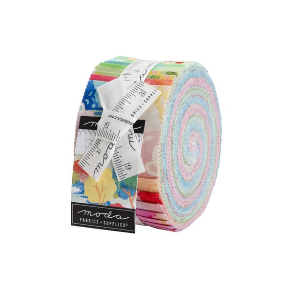Moda FANCIFUL FOREST Jelly Roll 33570JR - 40 2-1/2" Quilt Fabric Strips by MoMo