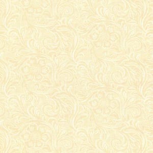 Moda TOOLED LEATHER Quilt Fabric by Sara Khammash - 11216 20 Cream - 27&quot; End-of-Bolt Piece