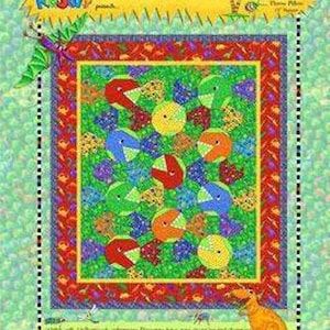 DINOSAUR UPROAR Quilt and Pillow Sewing Pattern