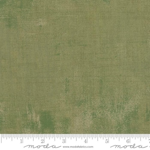Moda GRUNGE BASICS Quilt Fabric Fat Quarter by BasicGrey - 30150 274 Vert