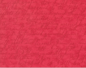 Moda TOOLED LEATHER Quilt Fabric 1/2 Yard by Sara Kammash Red 11216 11 ...