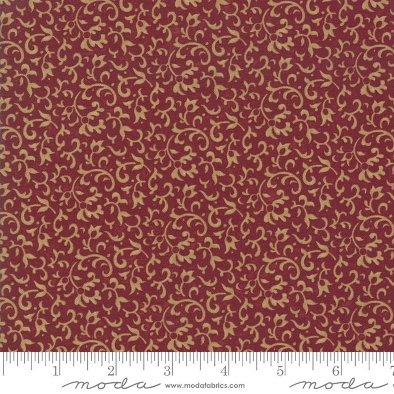 9621 13 Red Moda THROUGH THE YEARS Quilt Fabric By-The-12-Yard by Kansas Troubles Quilters