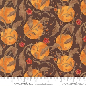 Moda FOREST FROLIC Quilt Fabric By-The-1/2-Yard by Robin Pickens - 48741 15 Chocolate