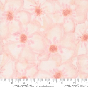 Moda BLOOMING LOVELY Quilt Fabric By-The-1/2-Yard by Janet Clare - 16978 12 Petal
