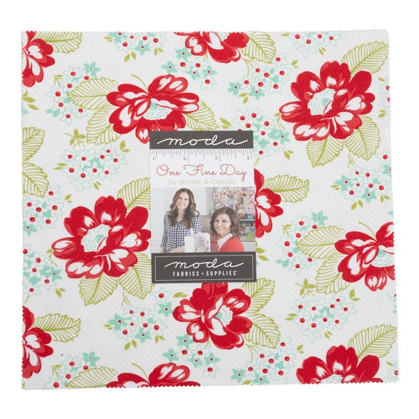 Moda ONE FINE DAY Layer Cake 55230LC - 42 10"x10" Quilt Squares by Bonnie & Camille