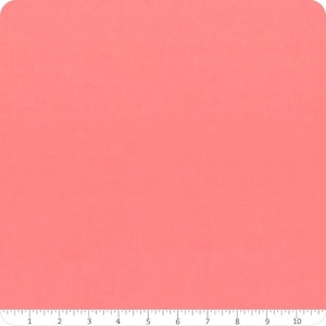 Moda BELLA SOLIDS Quilt Fabric By-The-1/2-Yard - 9900 62 Rose