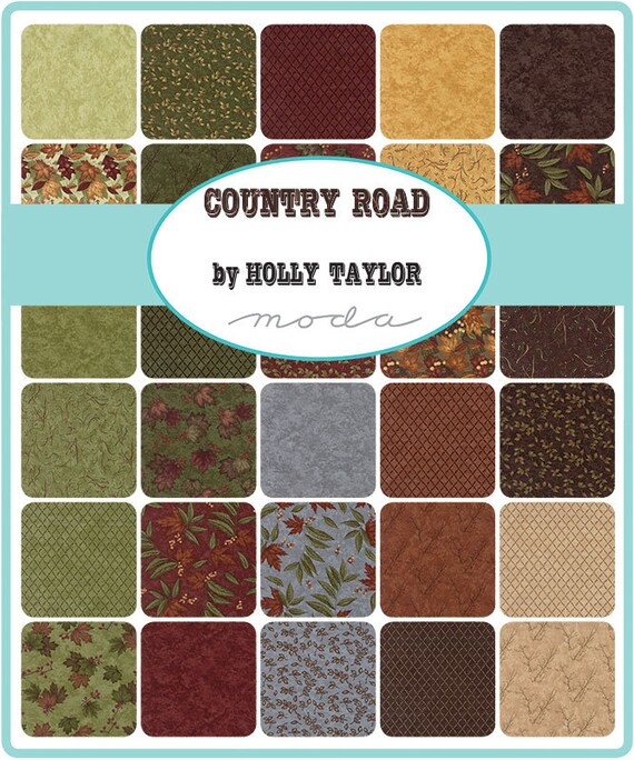 by 1//2 yard Sandy Tan 6663 19 MODA Fabric ~ COUNTRY ROAD ~ by Holly Taylor