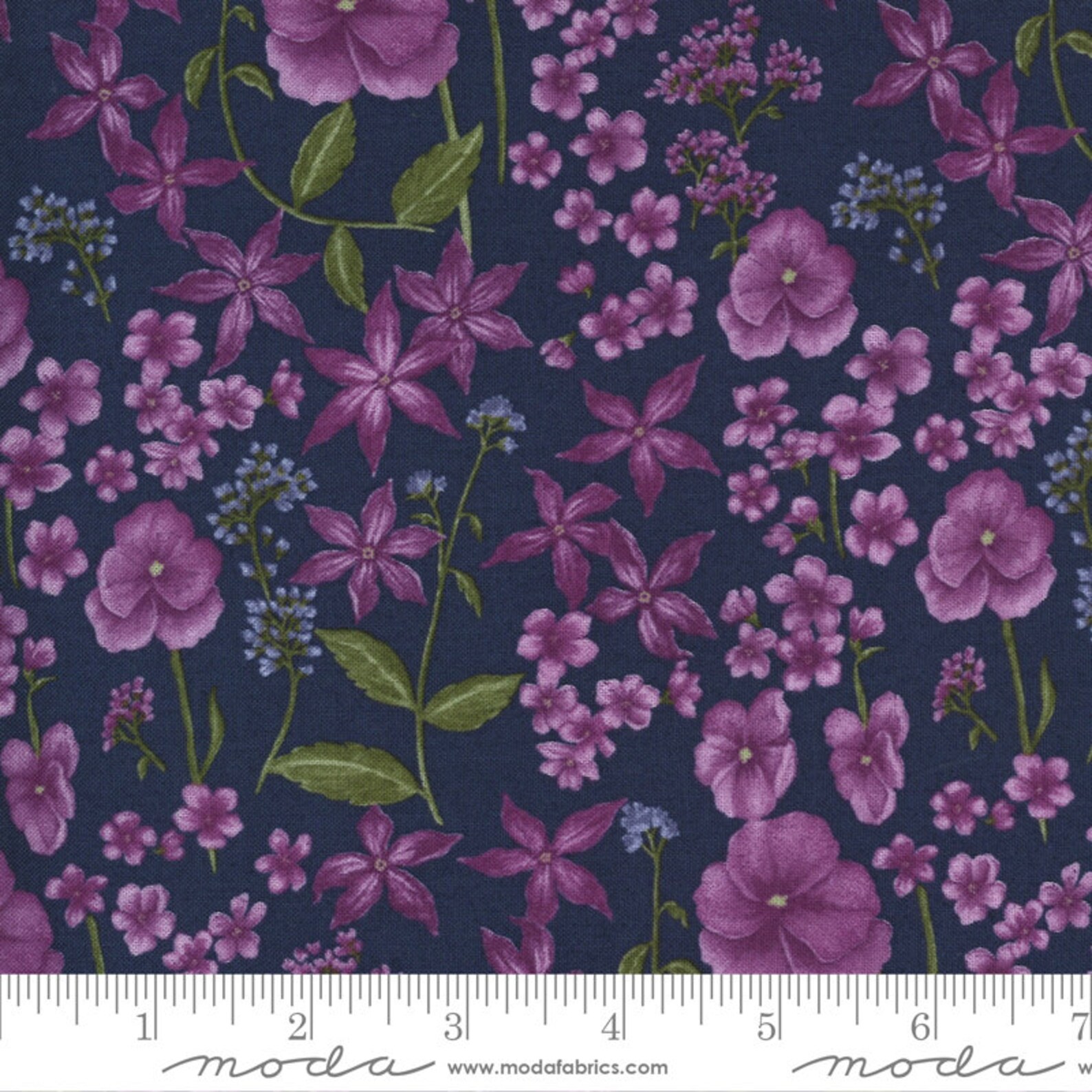 Moda VIOLET HILL Quilt Fabric ByThe1/2Yard by Holly Taylor Etsy