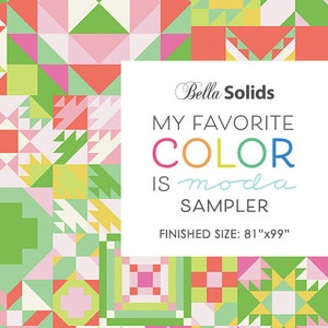 My Favorite Color Is Moda Project Sheet  PS9900 21