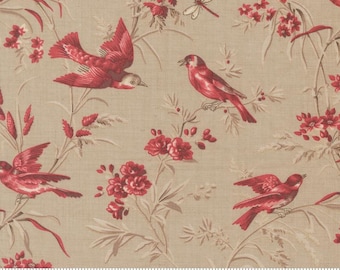 Moda JOIE DE VIVRE Quilt Fabric By-The-1/2-Yard by French General - 13983 16 Roche