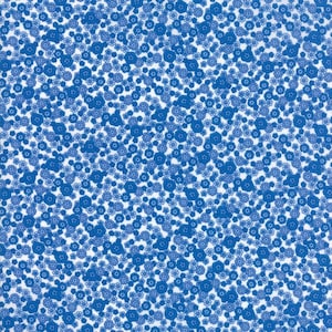Moda SUMMER BREEZE VI Quilt Fabric Fat Quarter - 33374 11 Ivory/Blue