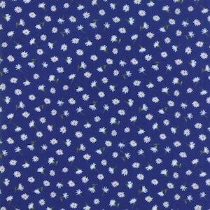 Moda SUMMER BREEZE VI Quilt Fabric Fat Quarter - 33373 15 Navy